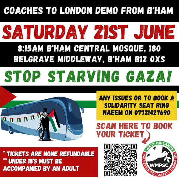 National Demo Coach 21st June 2025