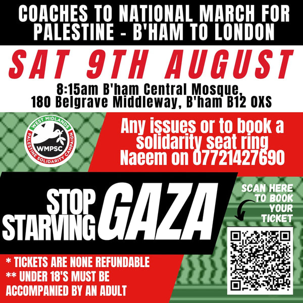 National Demo Coach 9th August 2025